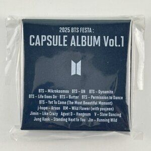 BTS 2025 FESTA Capsule Album Vol.1 Official K-POP NFC CD + Photocard + Sticker